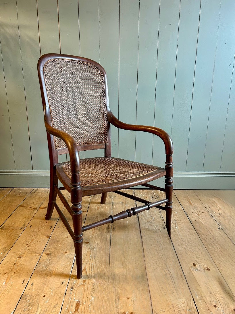 Victorian Bergère Armchair