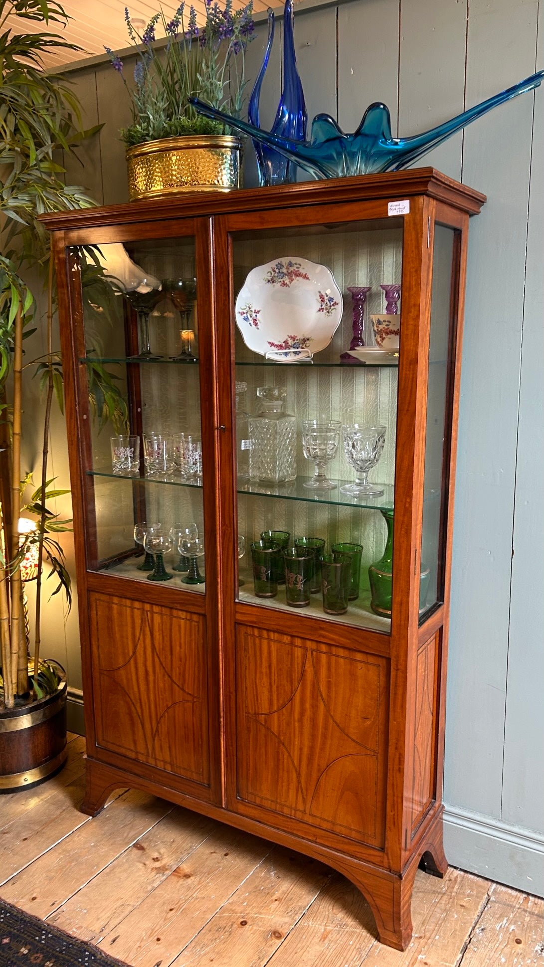 Sheraton Revival Display Cabinet