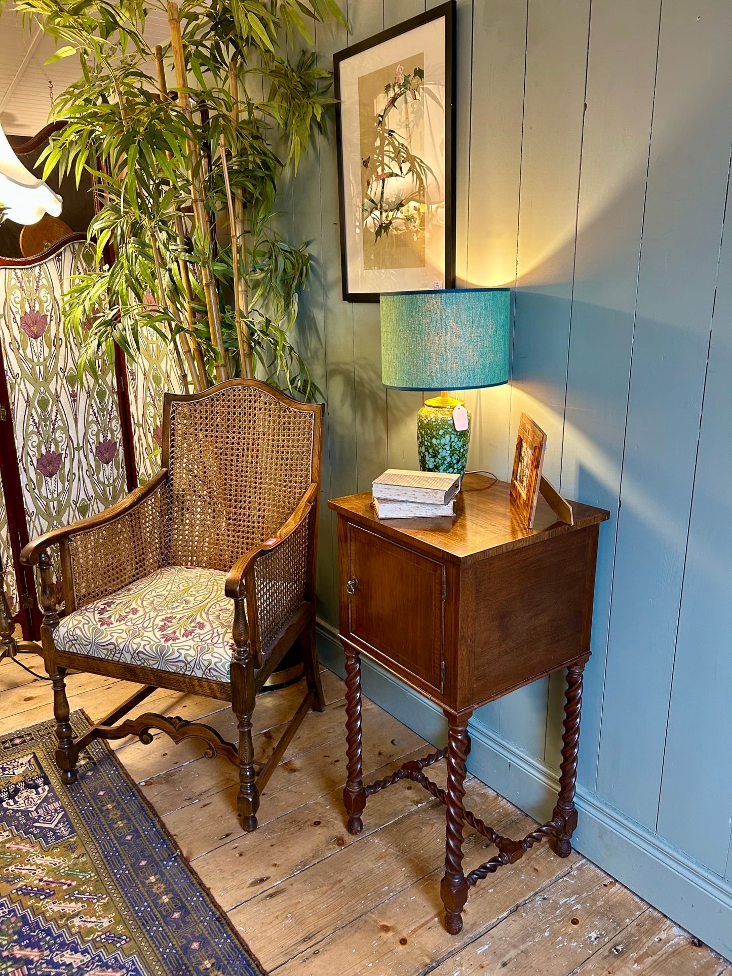 Antique Victorian Bedside Table