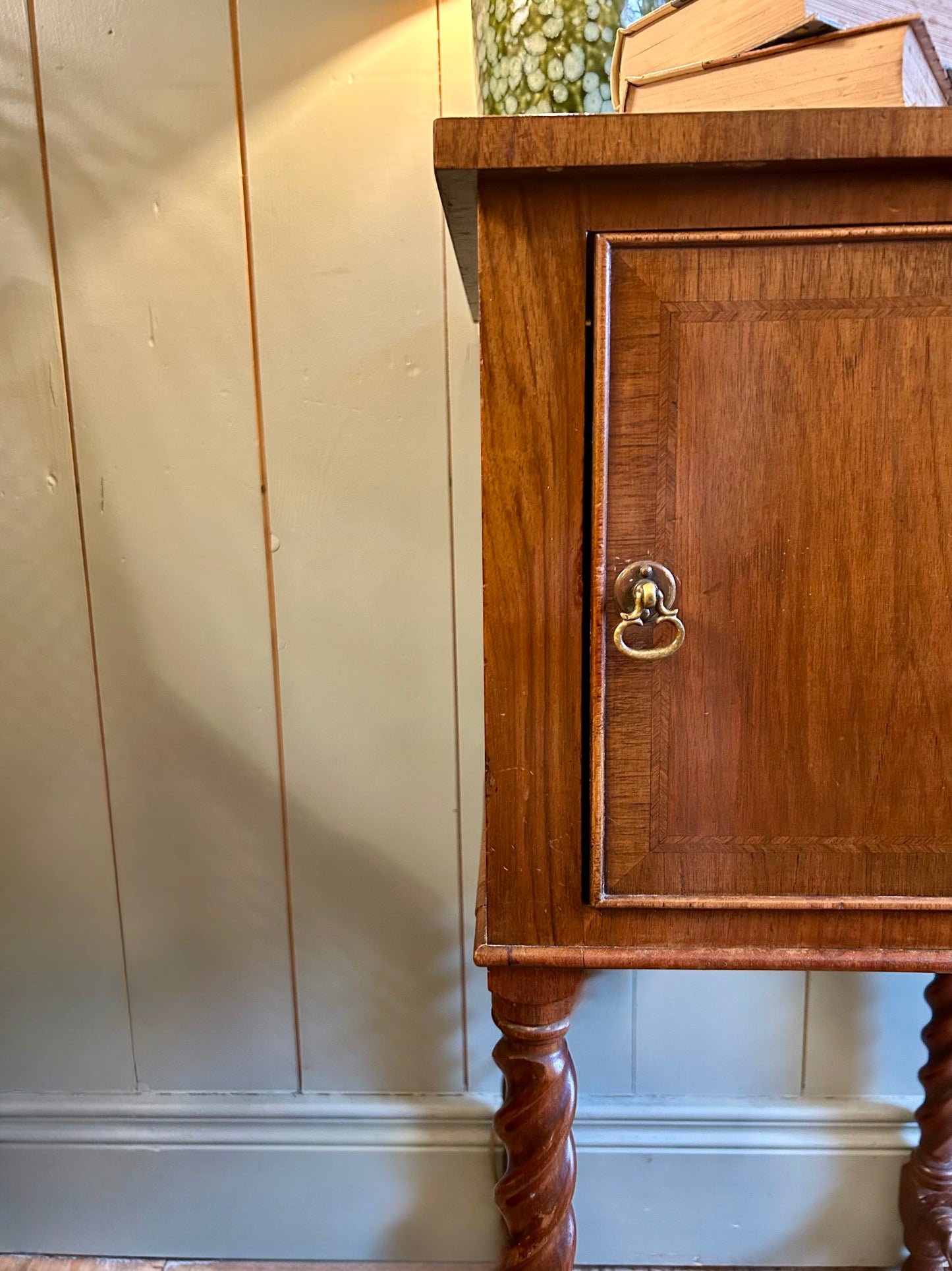 Antique Victorian Bedside Table