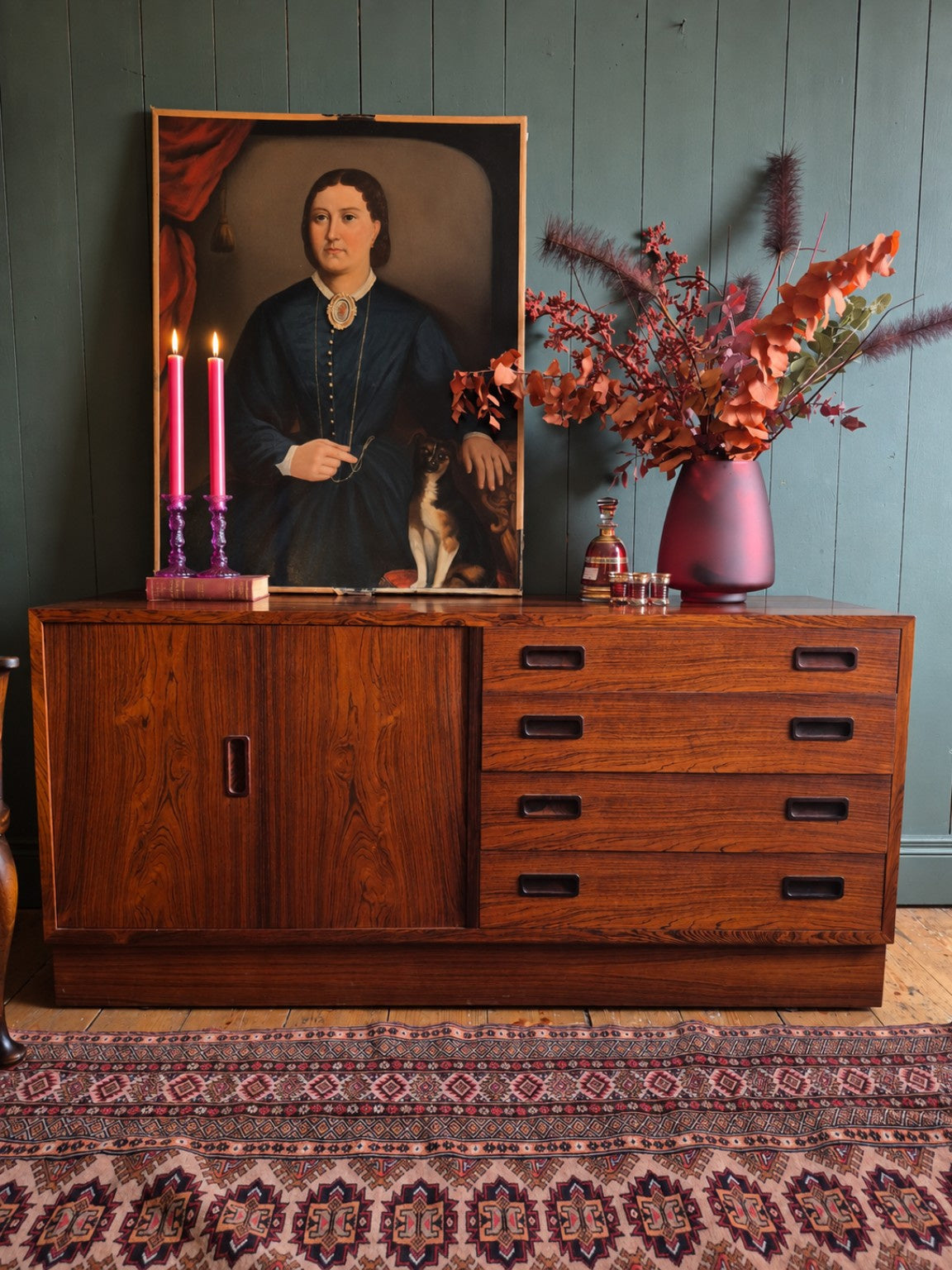 Danish Rosewood Sideboard Circa 1960's