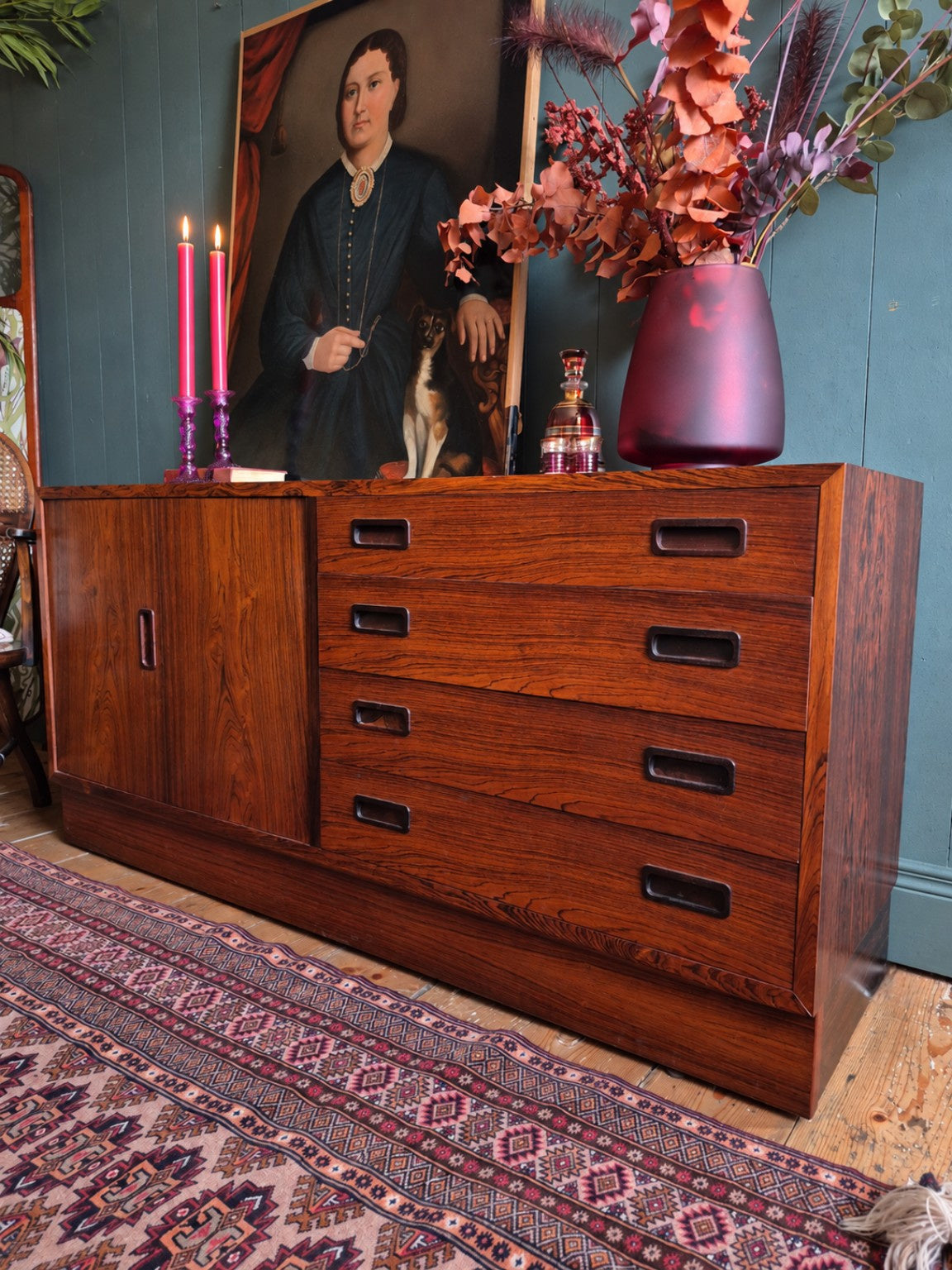 Danish Rosewood Sideboard Circa 1960's