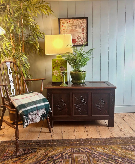 Antique Oak Coffer/Chest c1930