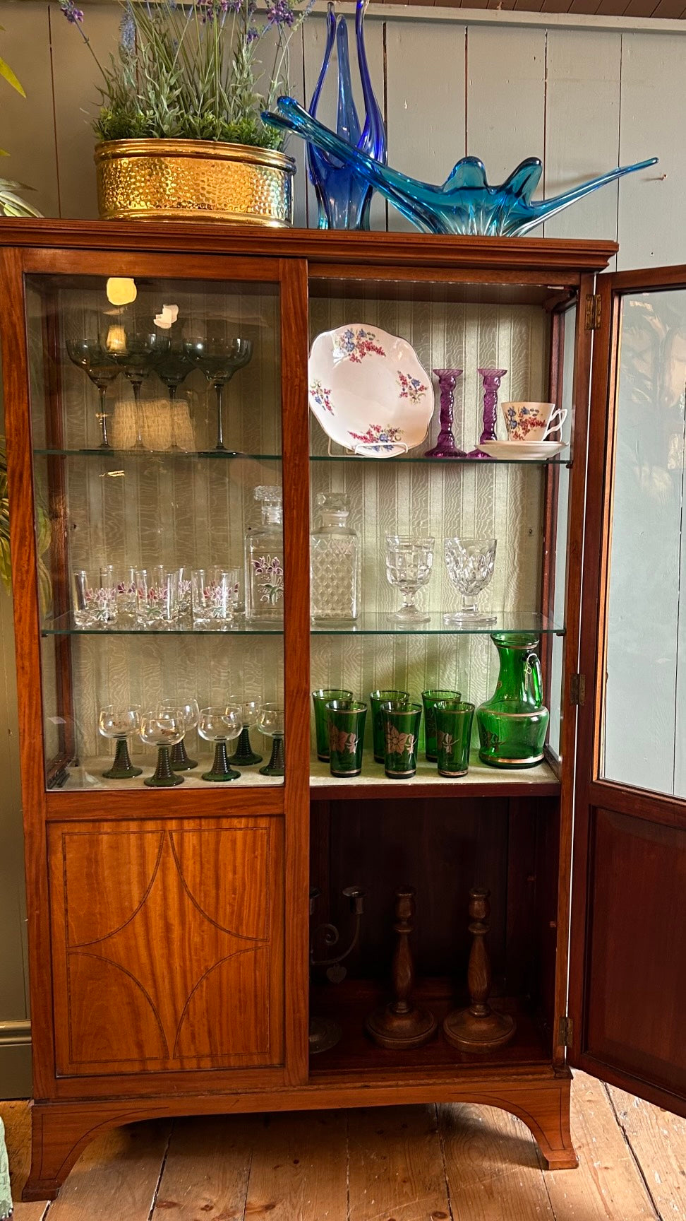 Sheraton Revival Display Cabinet
