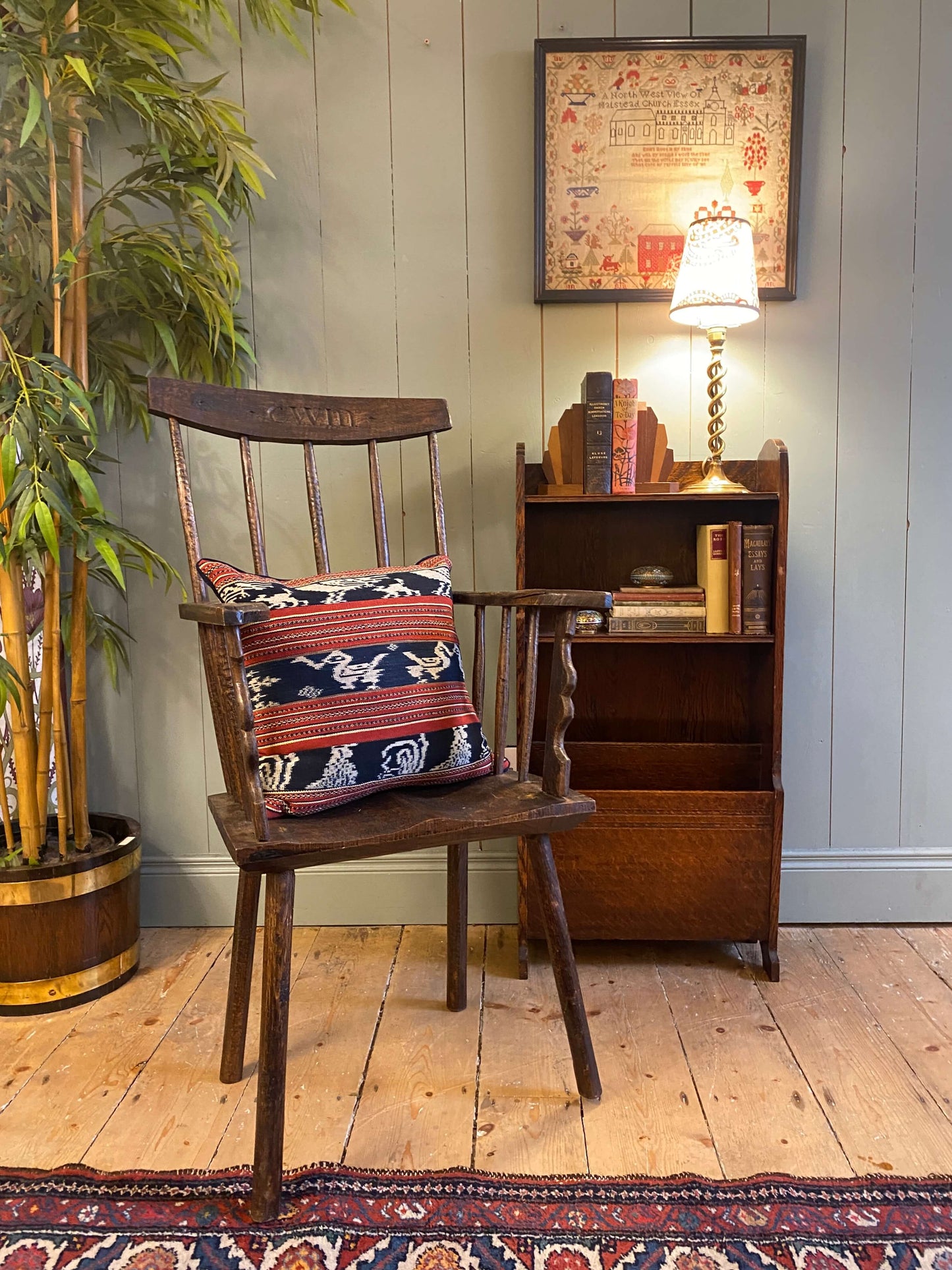 Early 1900s Ash and Elm Welsh Stick Chair