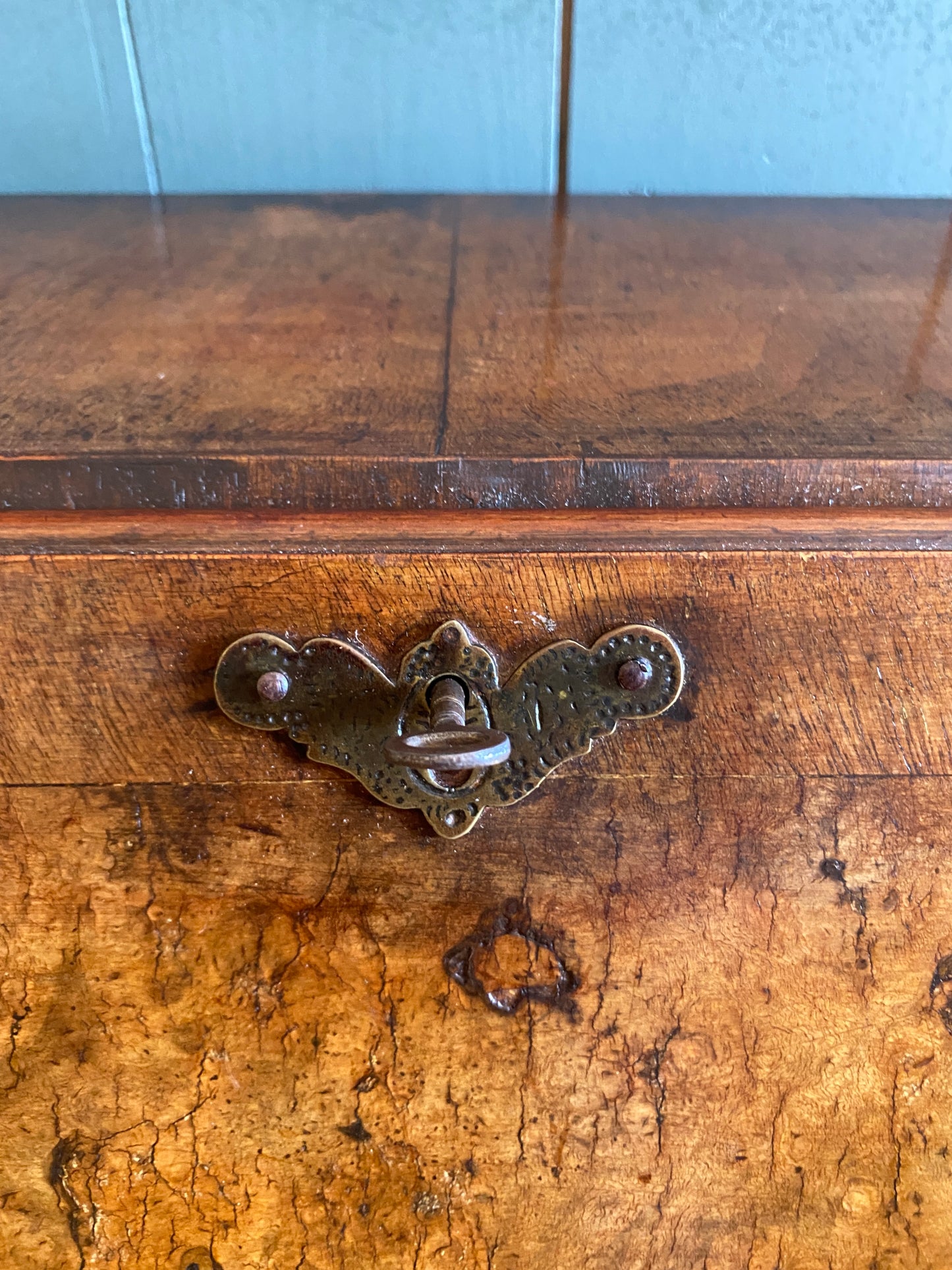 Early 1900's Burr Walnut Bureau