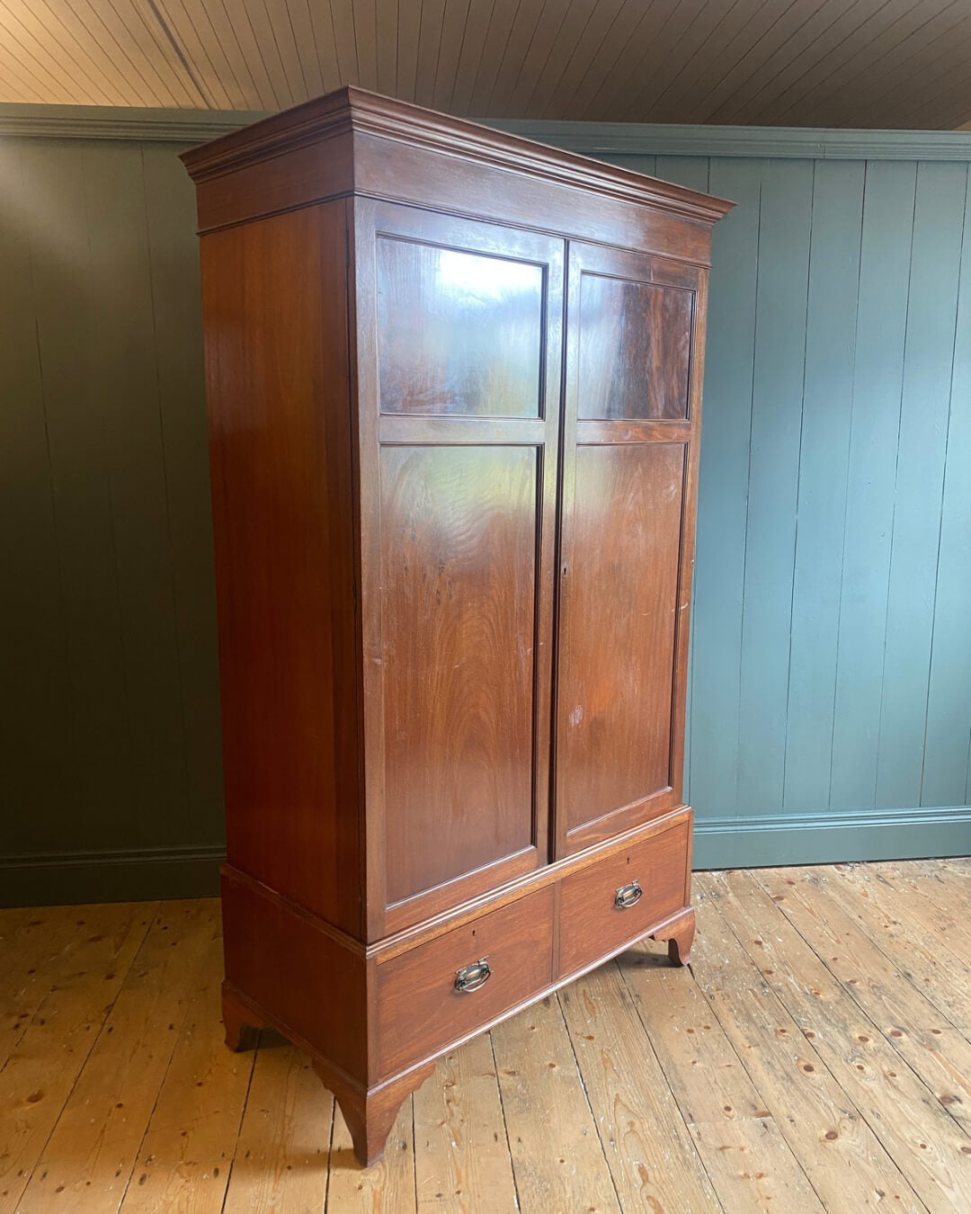 Early 1900s Mahogany Wardrobe