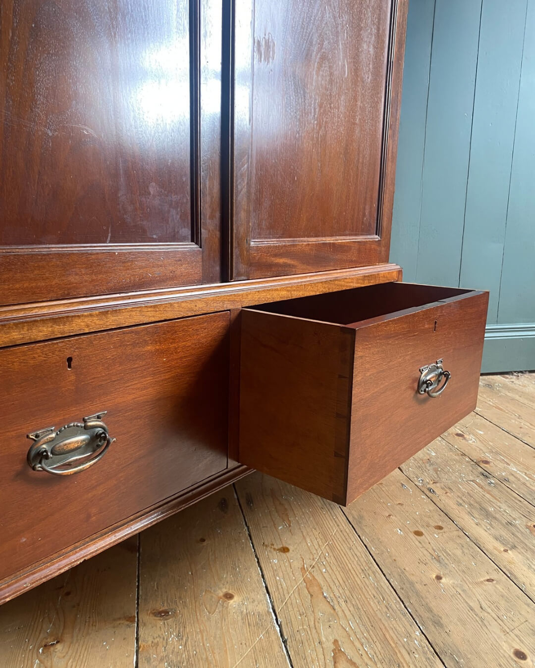 Early 1900s Mahogany Wardrobe