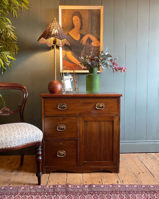 Early 1900s Mahogany Washstand