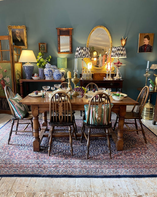 Early 1900s Oak Rectory Dining Table