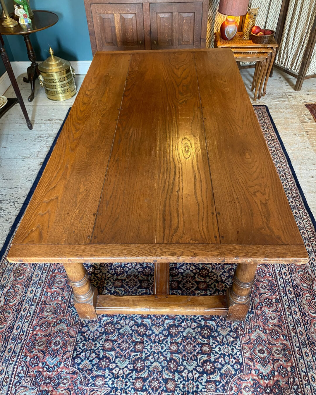 Early 1900s Oak Rectory Dining Table