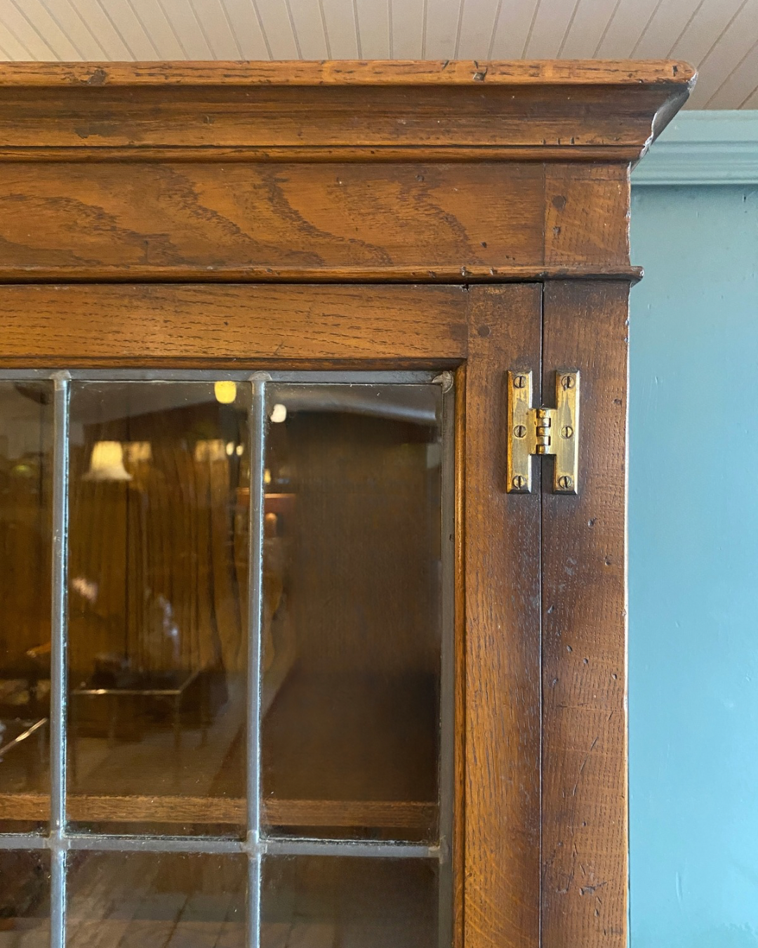 Early 1900's leaded Glass Bookcase