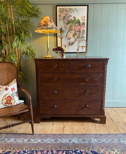 Early 19th Century Oak Chest Of Drawers