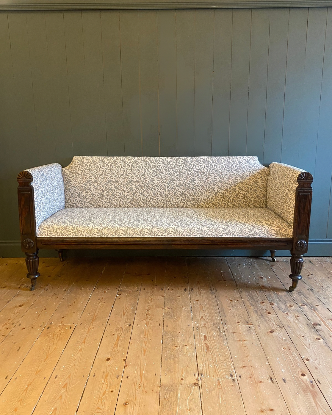 Early 1900's Antique Mahogany Settee