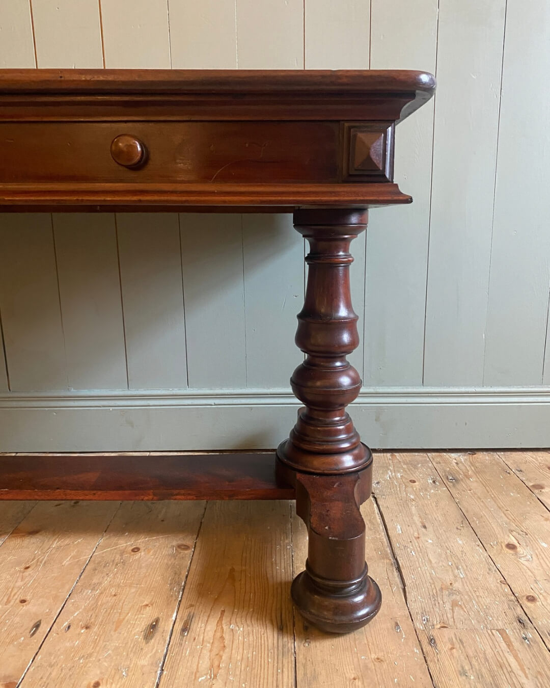 Early Victorian Rosewood Library Table