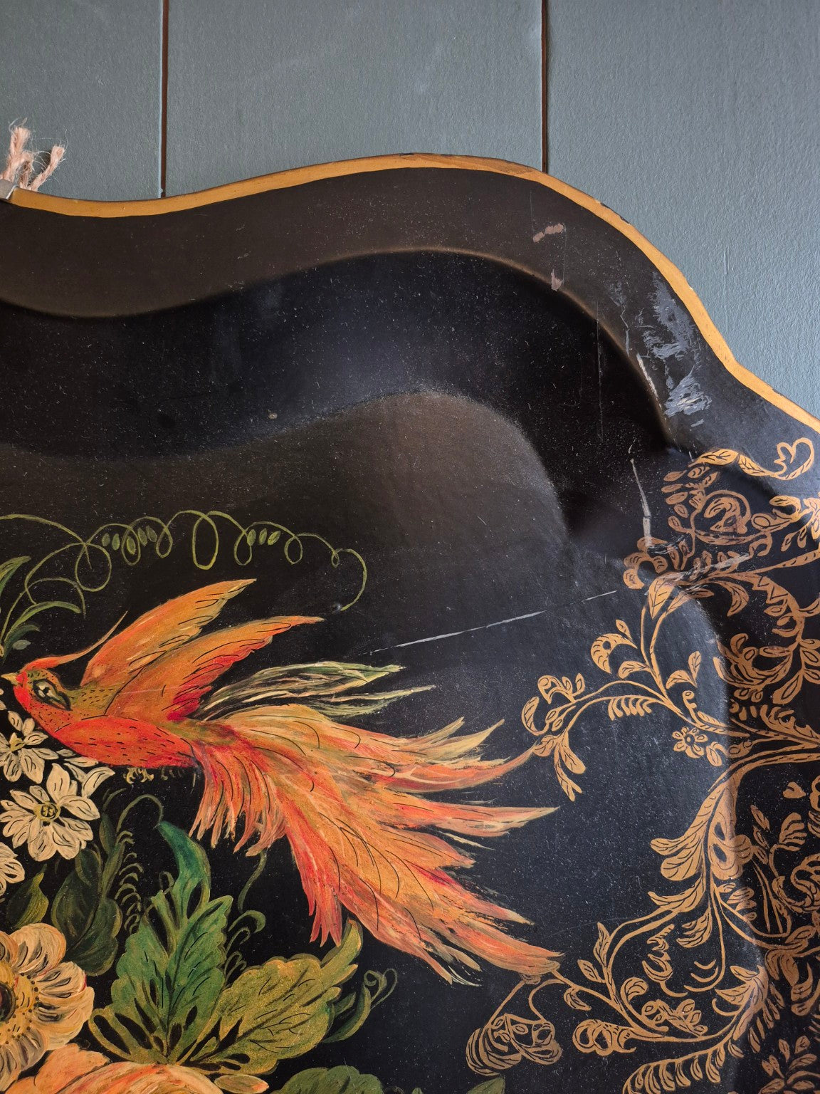 Edwardian Hand Painted Tray
