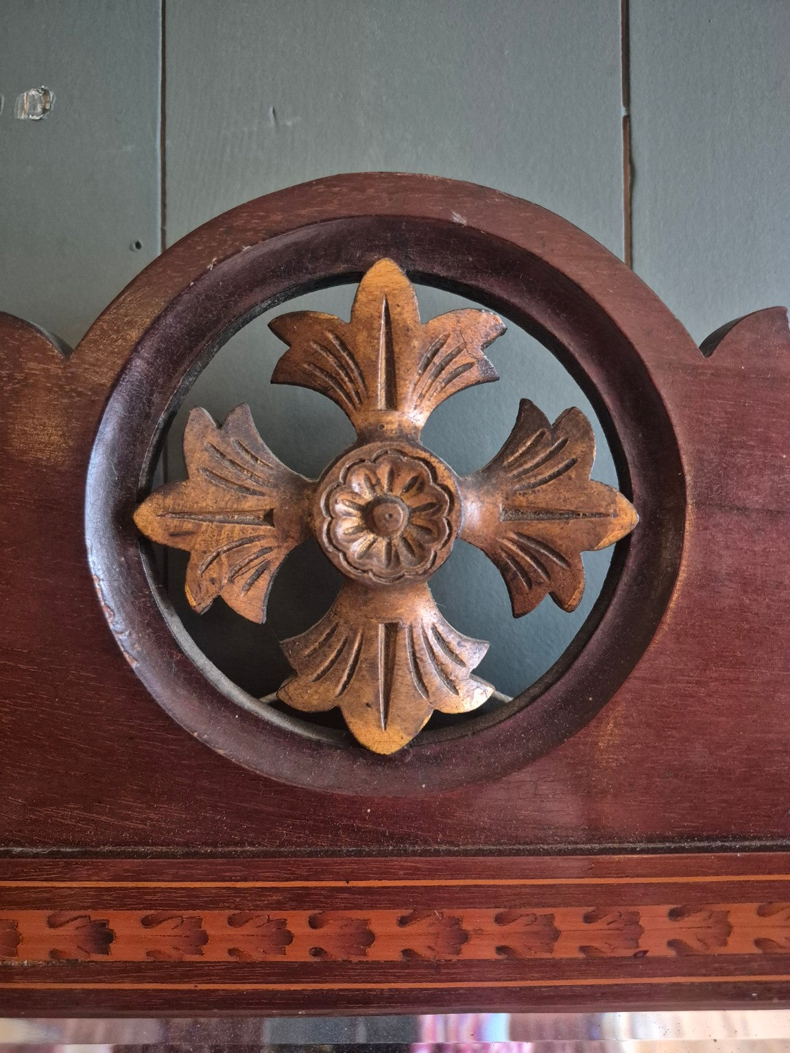 Edwardian Mahogany Mirror