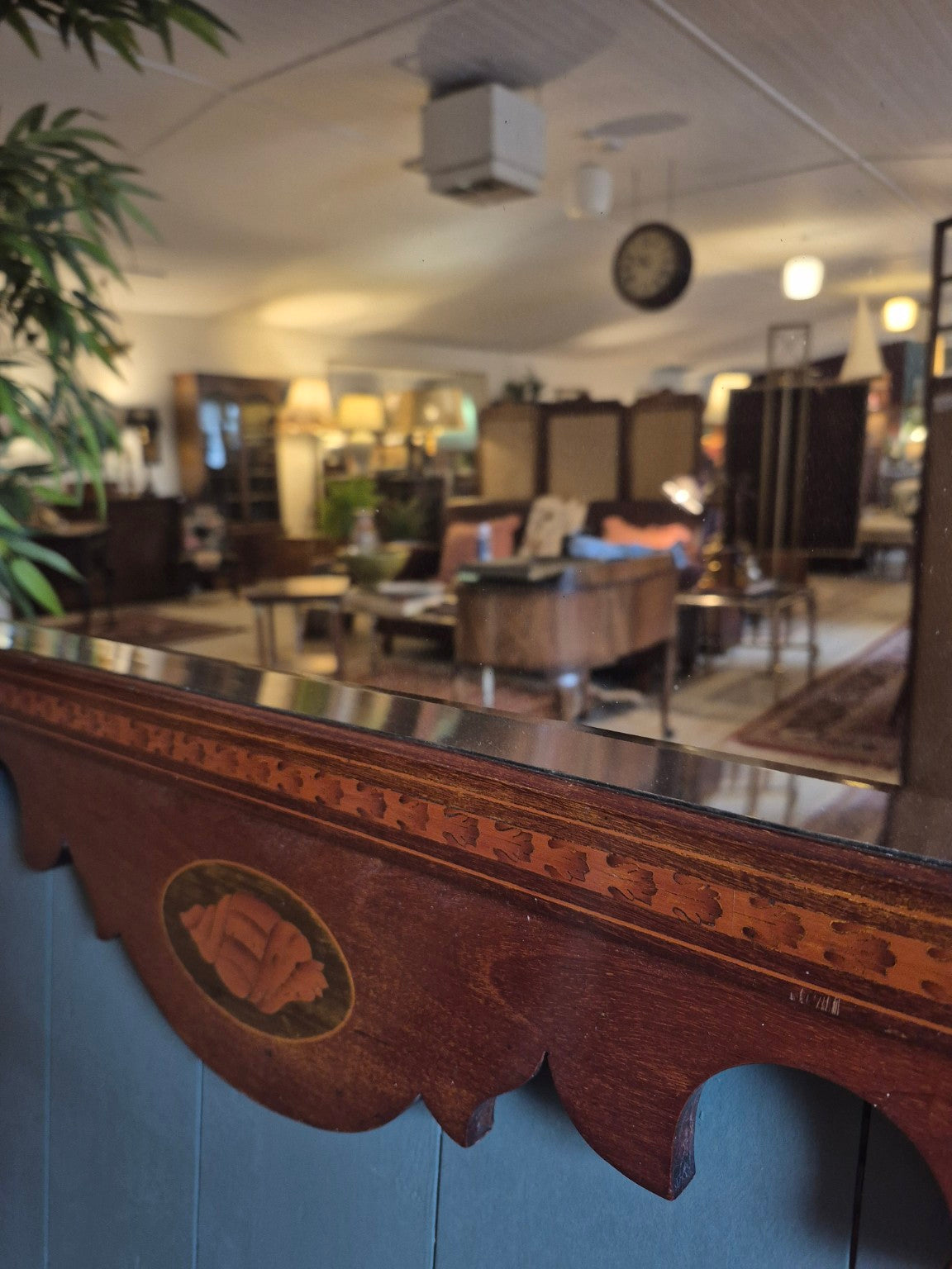 Edwardian Mahogany Mirror