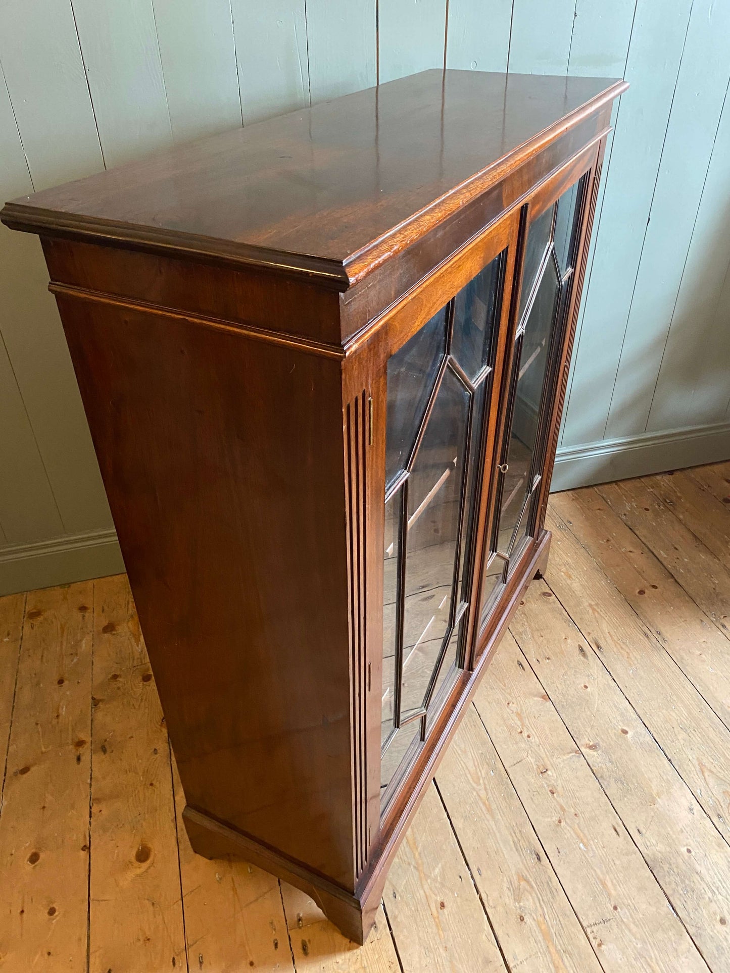Edwardian Astral Glazed Bookcase