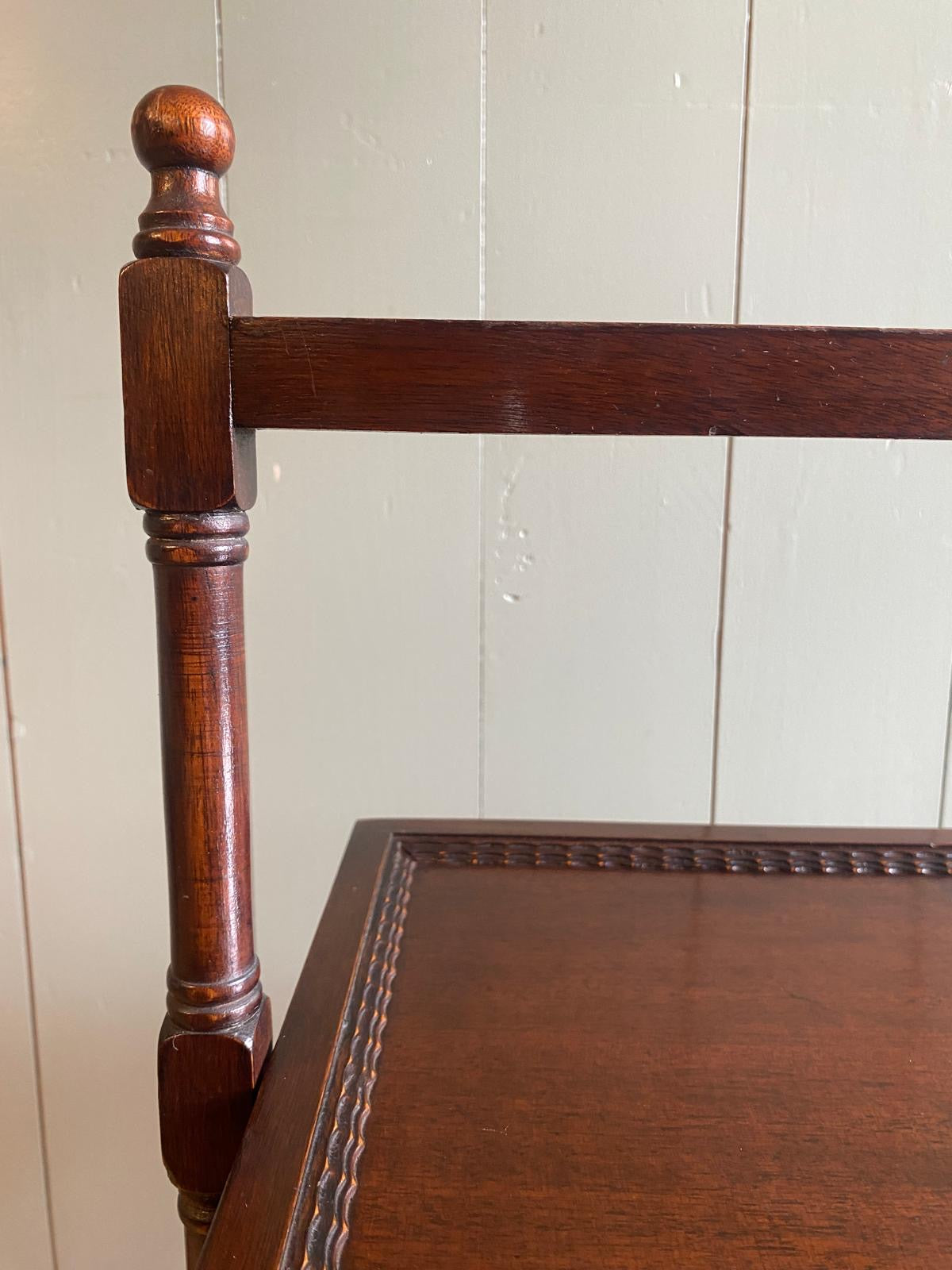 Edwardian Mahogany Folding Cake Stand