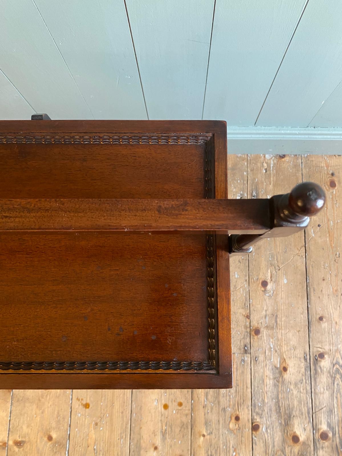 Edwardian Mahogany Folding Cake Stand