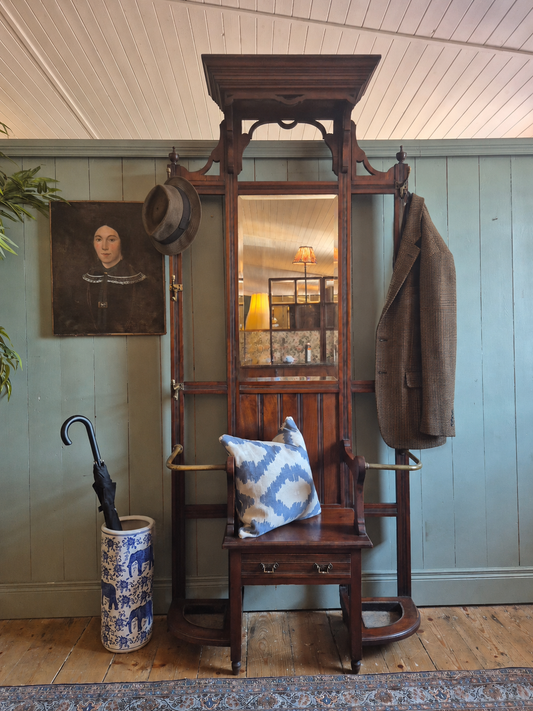Edwardian Mahogany Coat Stand
