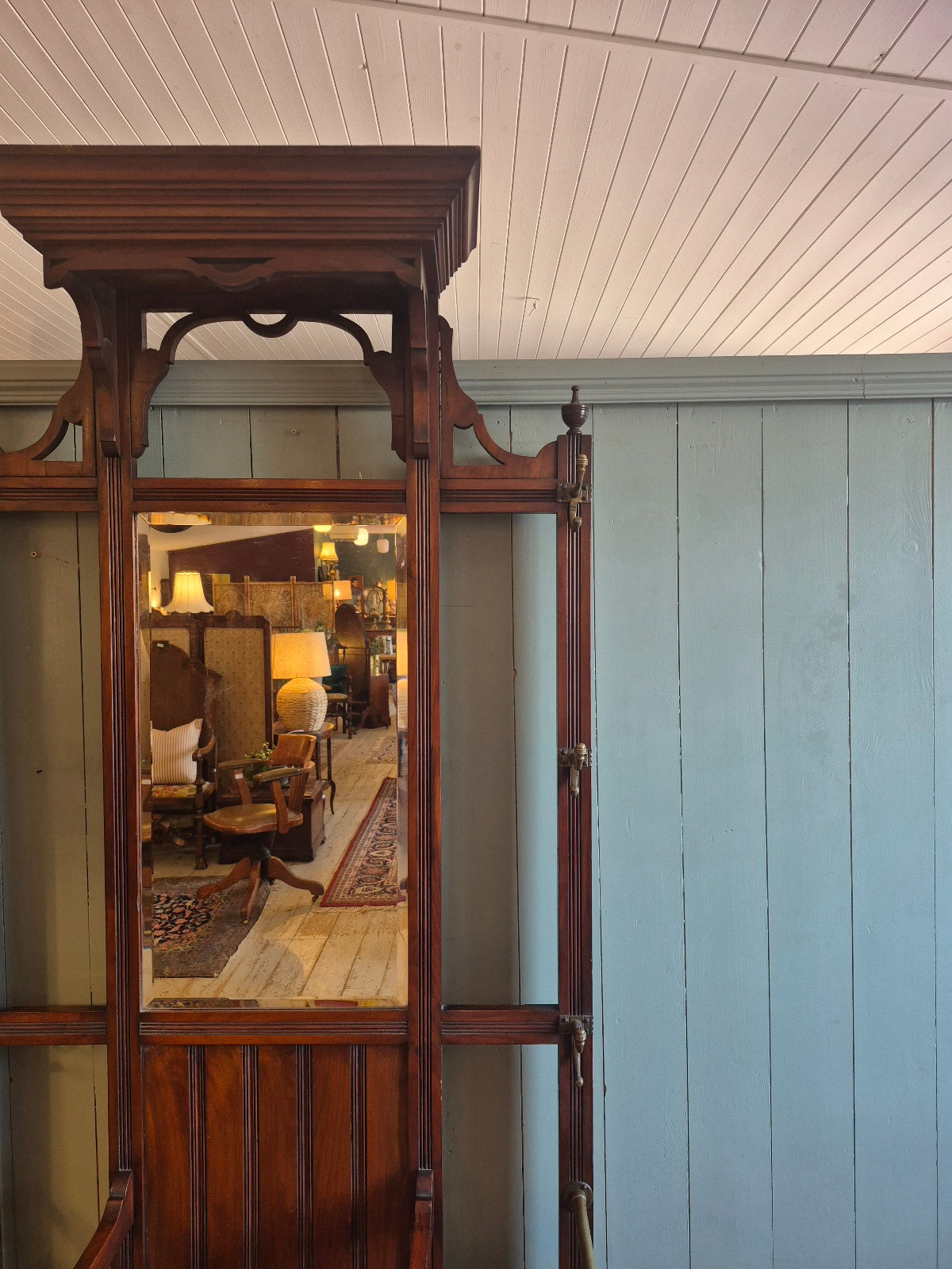 Edwardian Mahogany Coat Stand