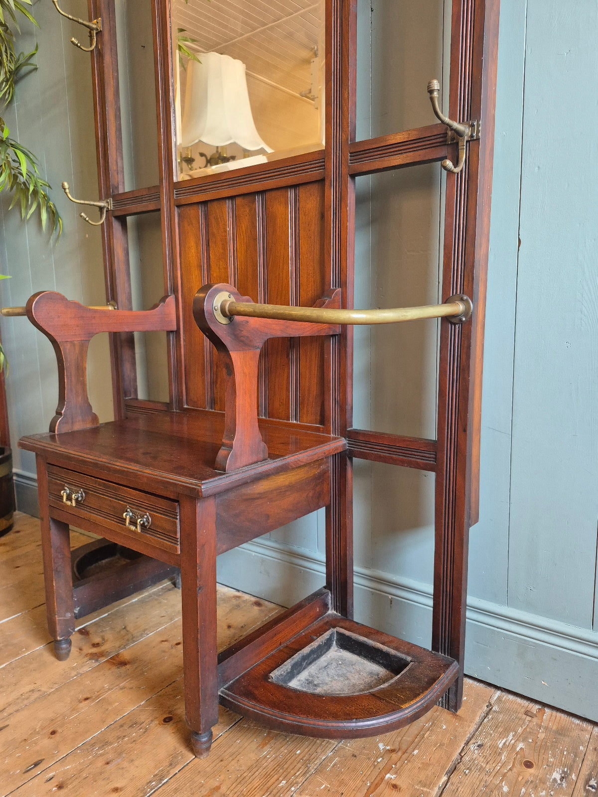 Edwardian Mahogany Coat Stand