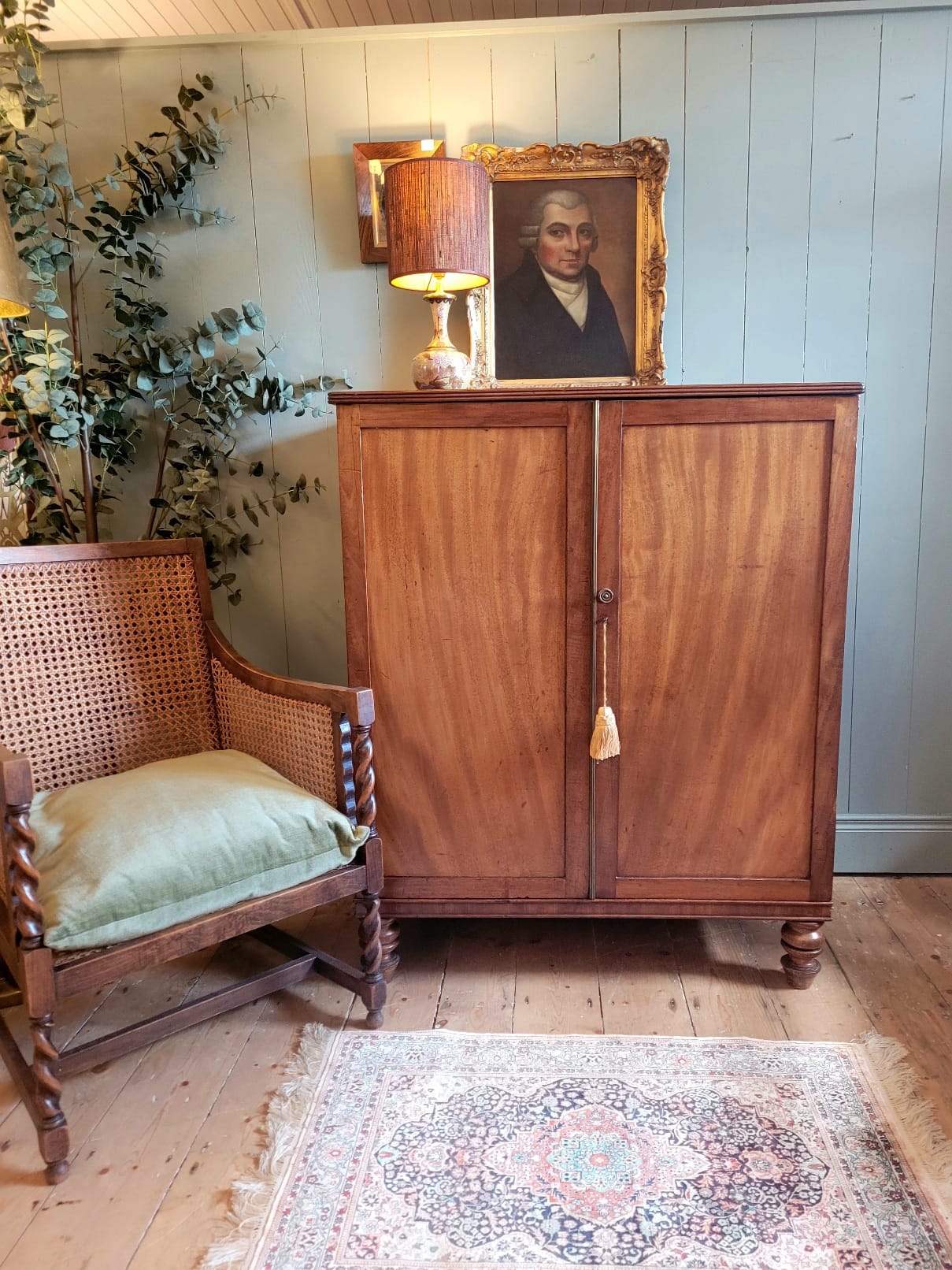 Edwardian Mahogany Cupboard