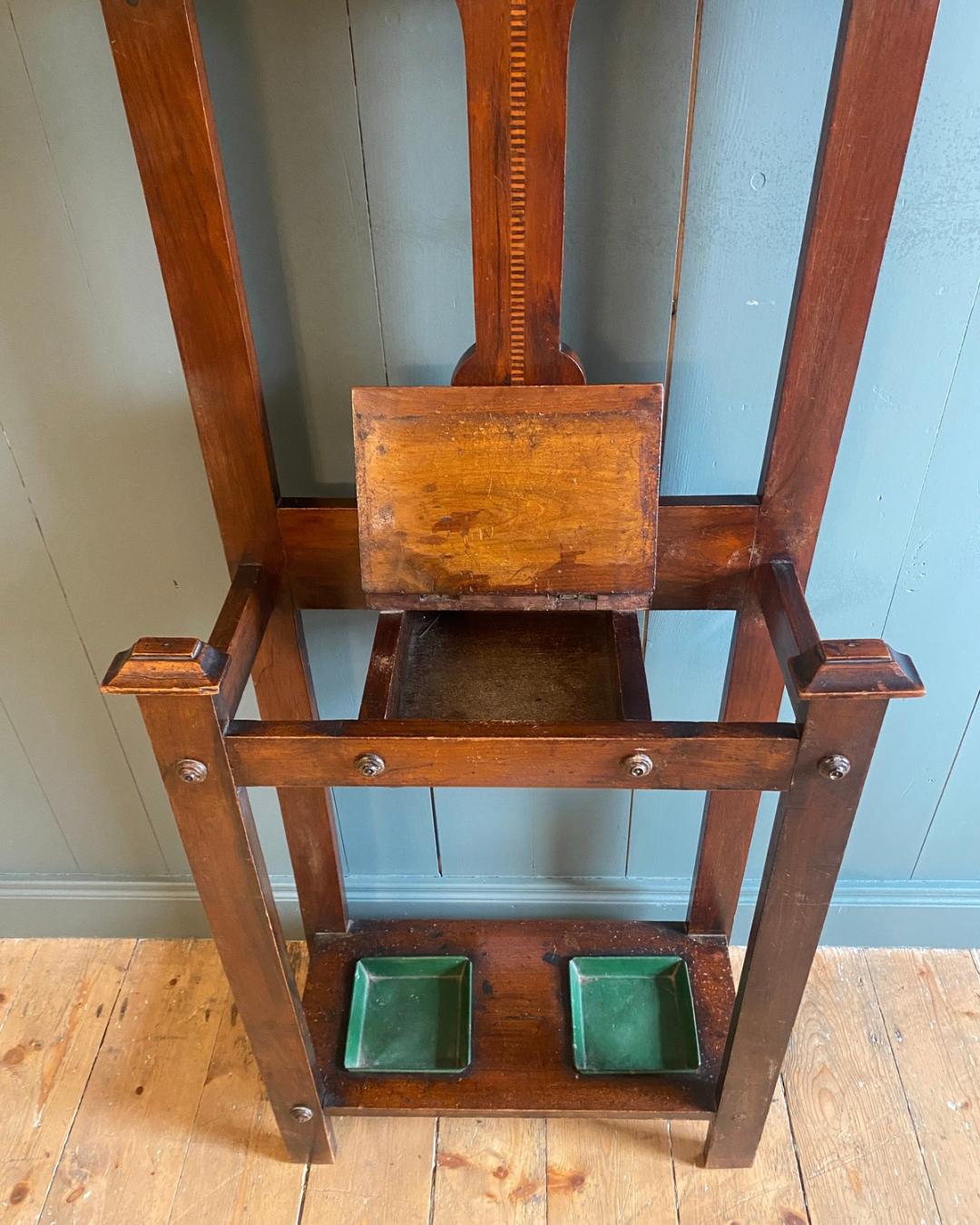 Edwardian Mahogany Hall Stand