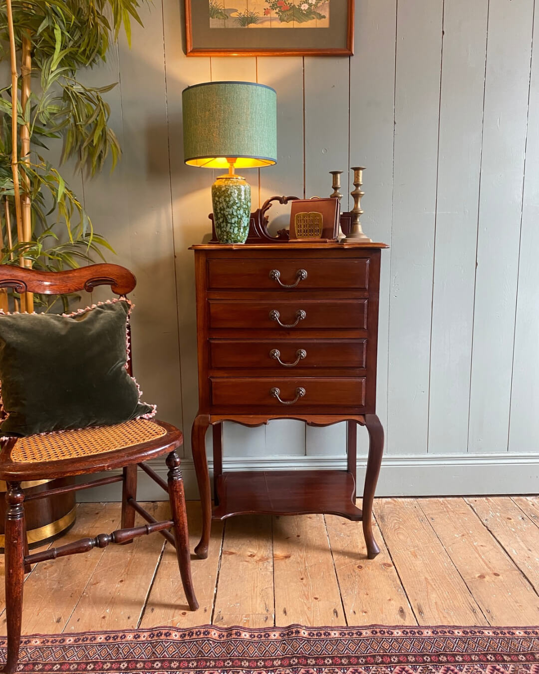 Edwardian Mahogany Music Cabinet