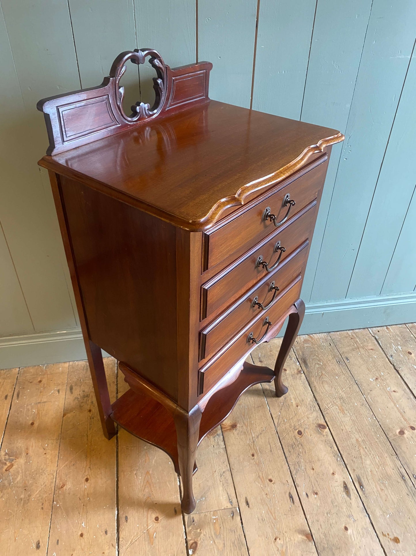 Edwardian Mahogany Music Cabinet