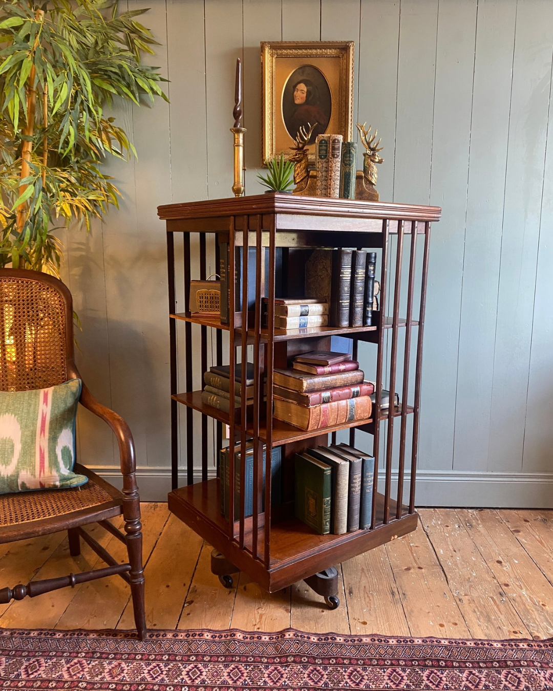 Edwardian Revolving Bookcase