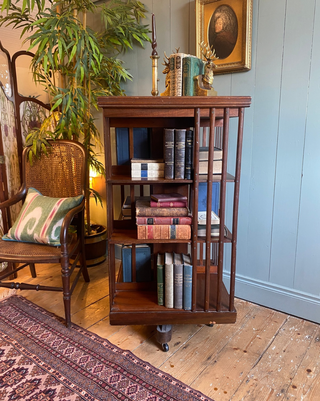 Edwardian Revolving Bookcase
