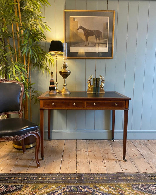 Edwards & Roberts’ Leather Top Writing Table