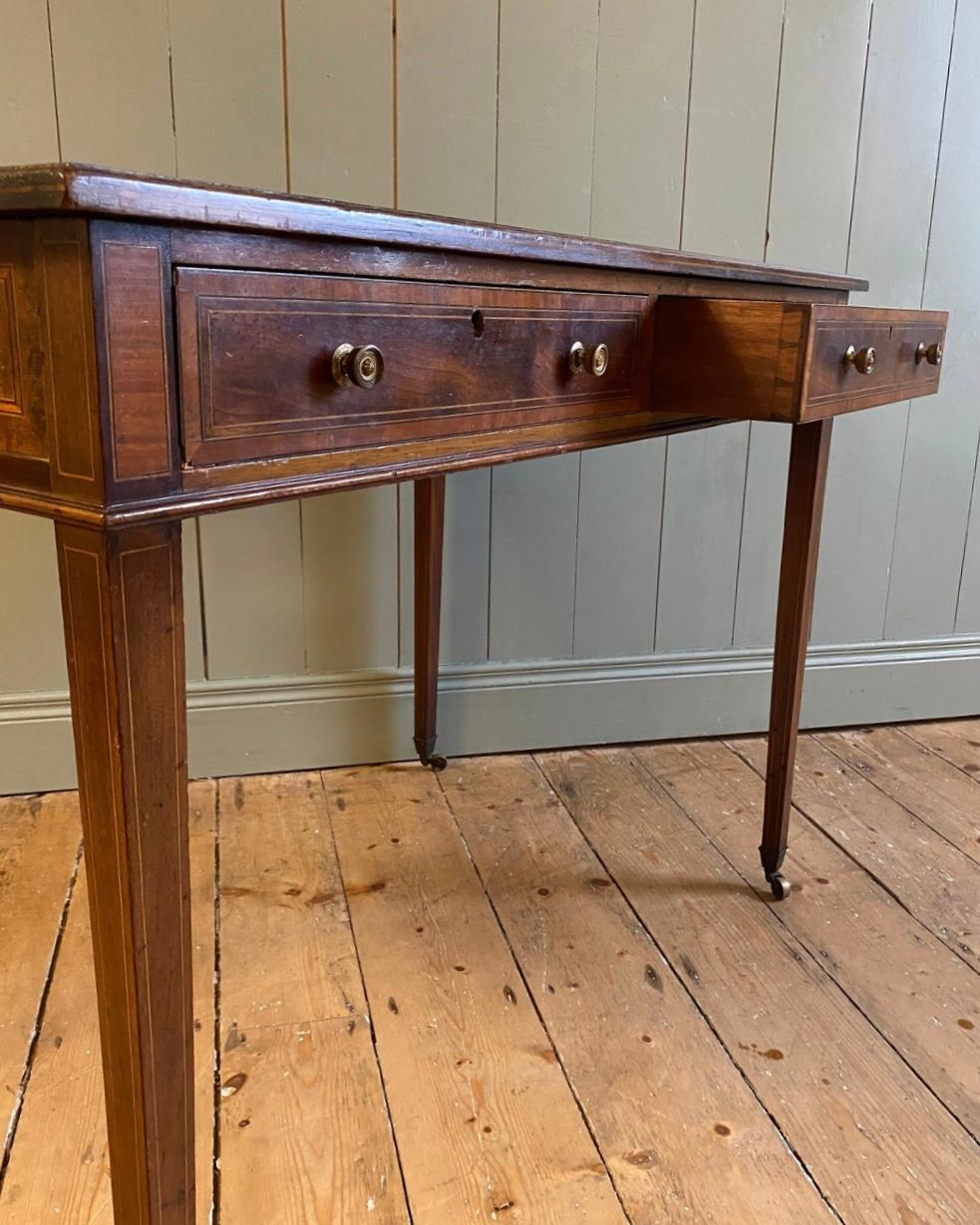 Edwards & Roberts’ Leather Top Writing Table