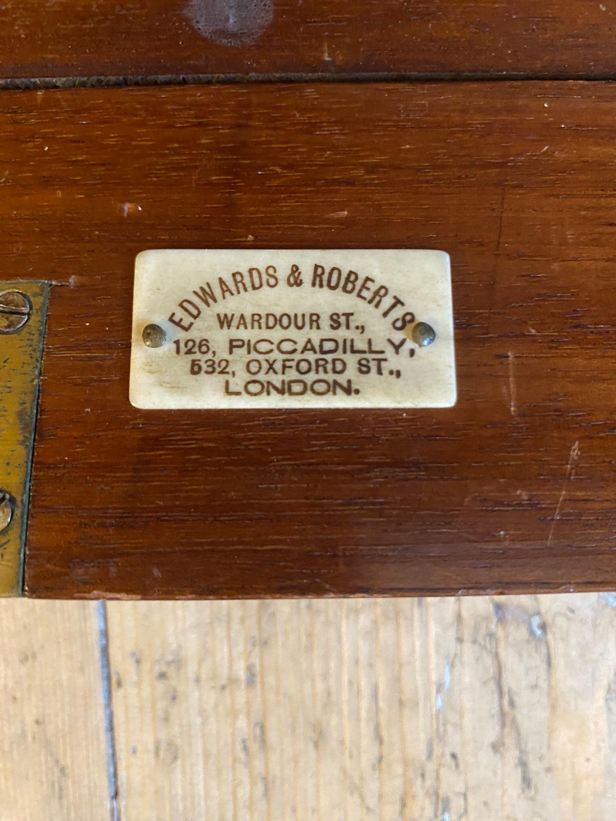 Edwards & Roberts’ Leather Top Writing Table