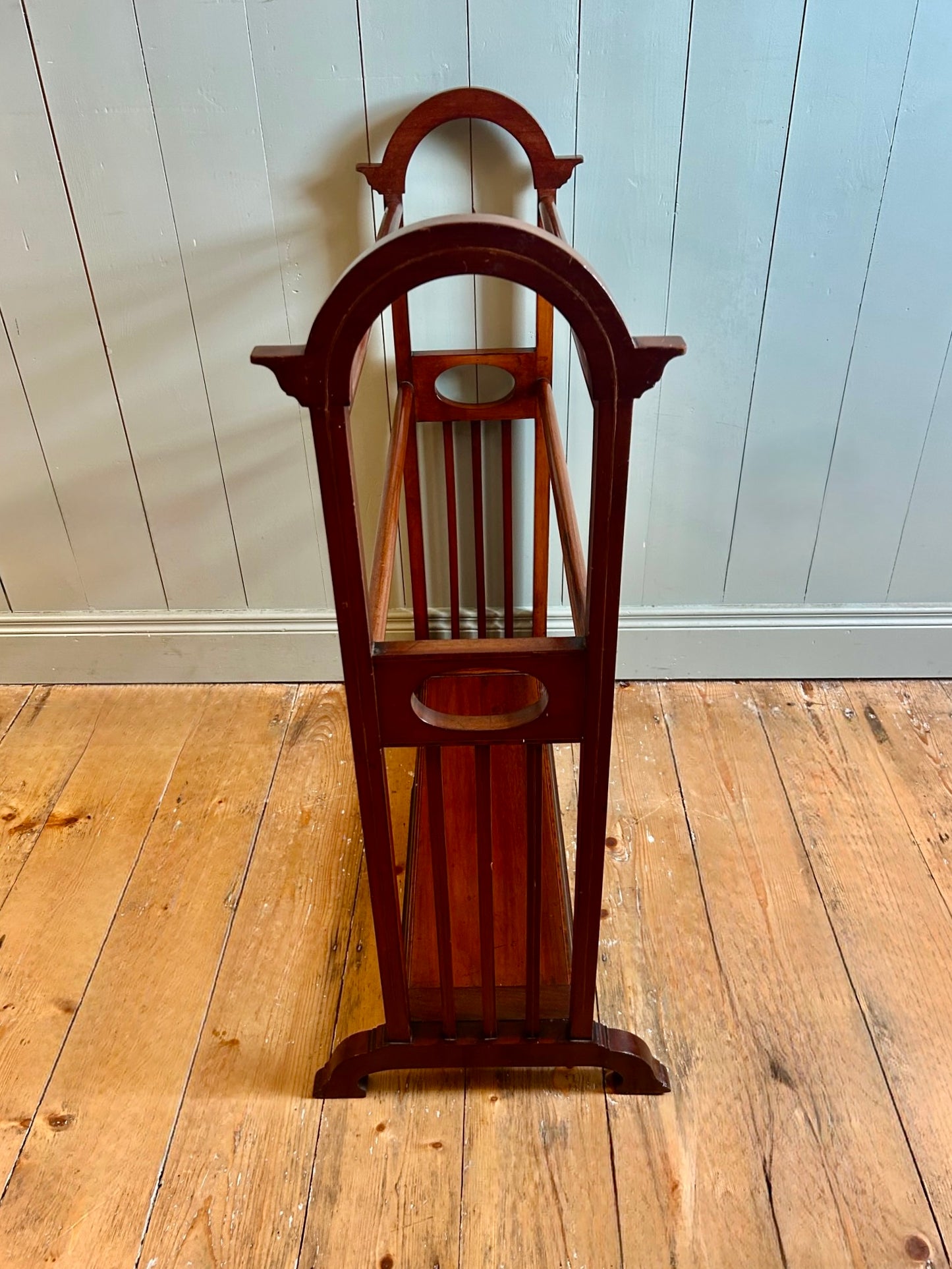 Arts & Crafts Mahogany Towel Rail