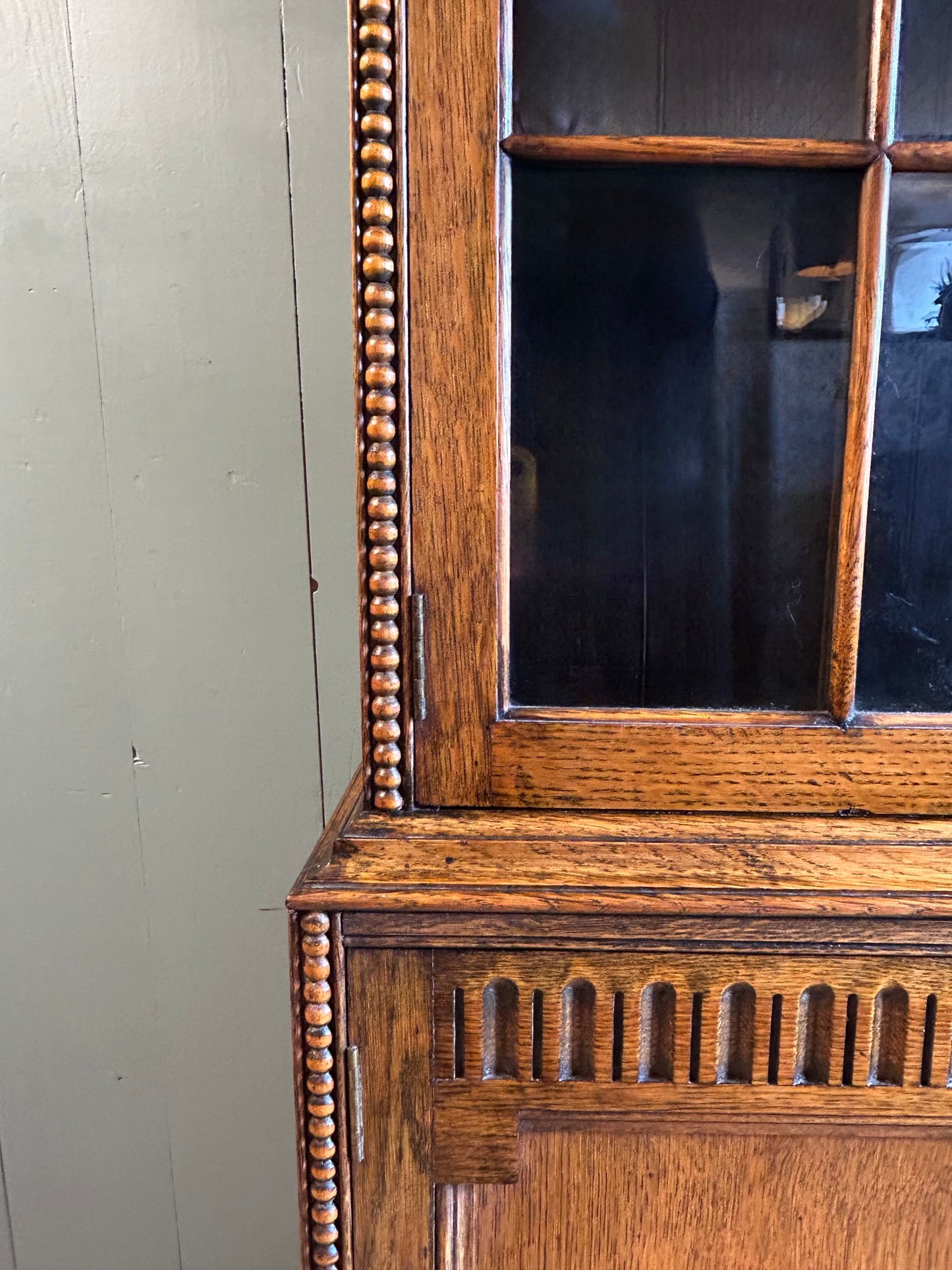 1930s Oak Cabinet / Bookcase