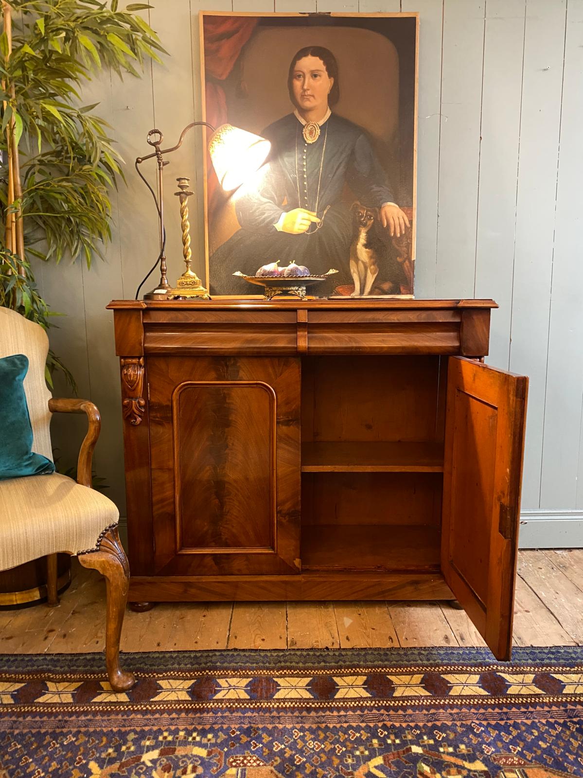 Victorian Flame Mahogany Chiffonier