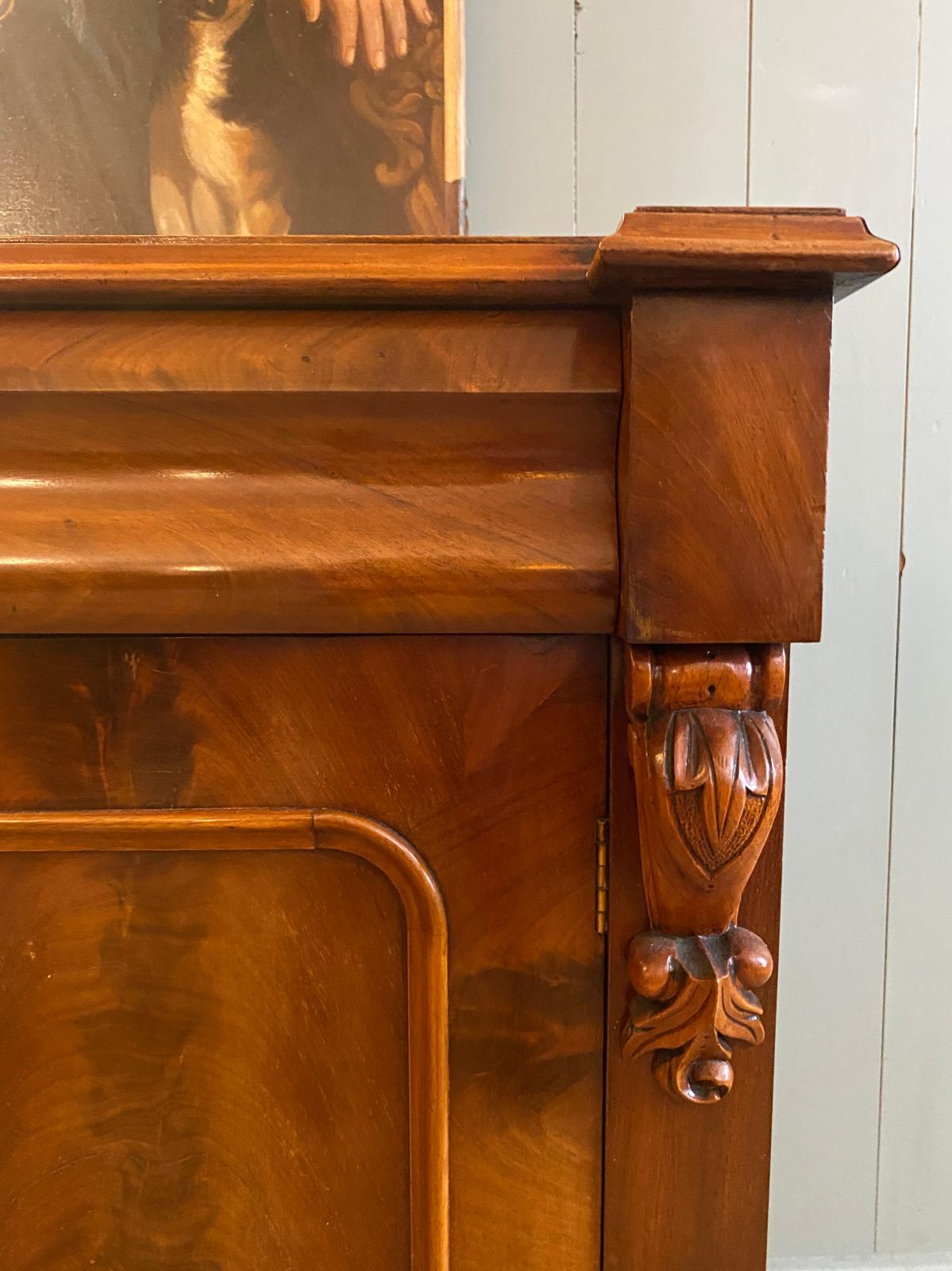 Victorian Flame Mahogany Chiffonier