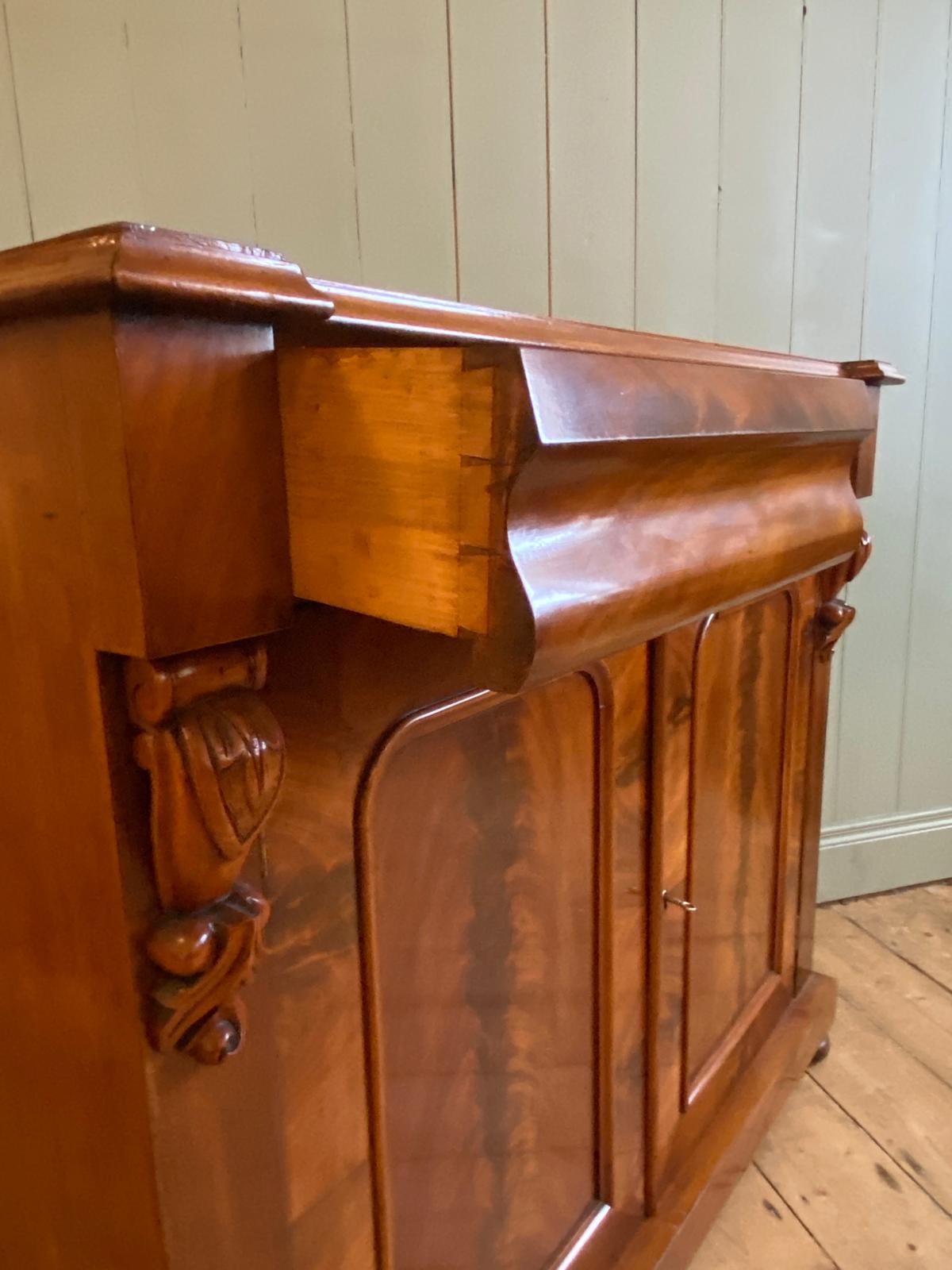 Victorian Flame Mahogany Chiffonier