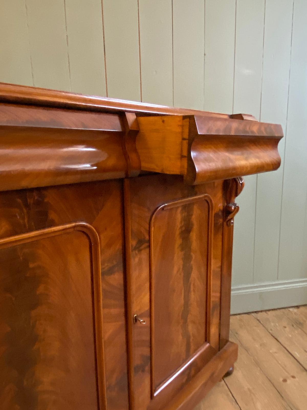 Victorian Flame Mahogany Chiffonier
