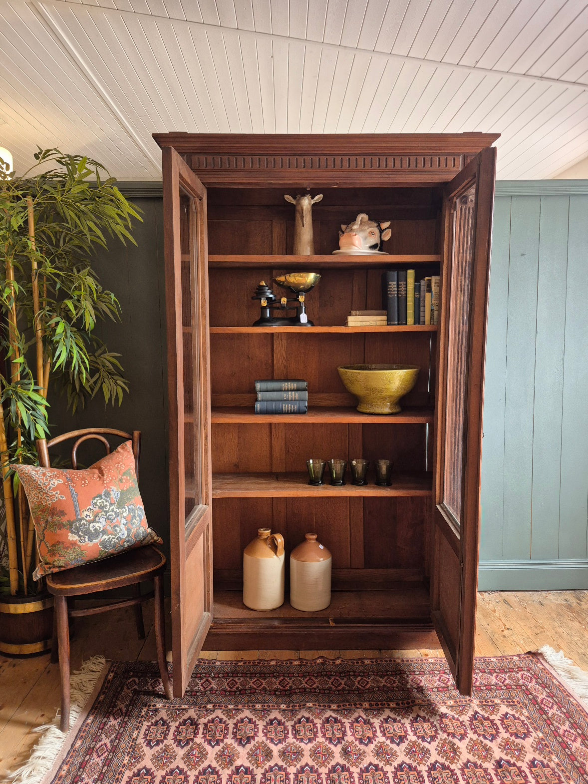 French 1900's Glazed Cabinet