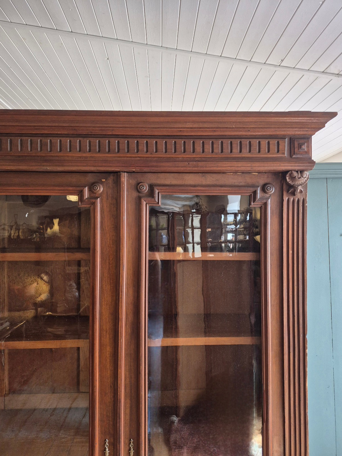 French 1900's Glazed Cabinet