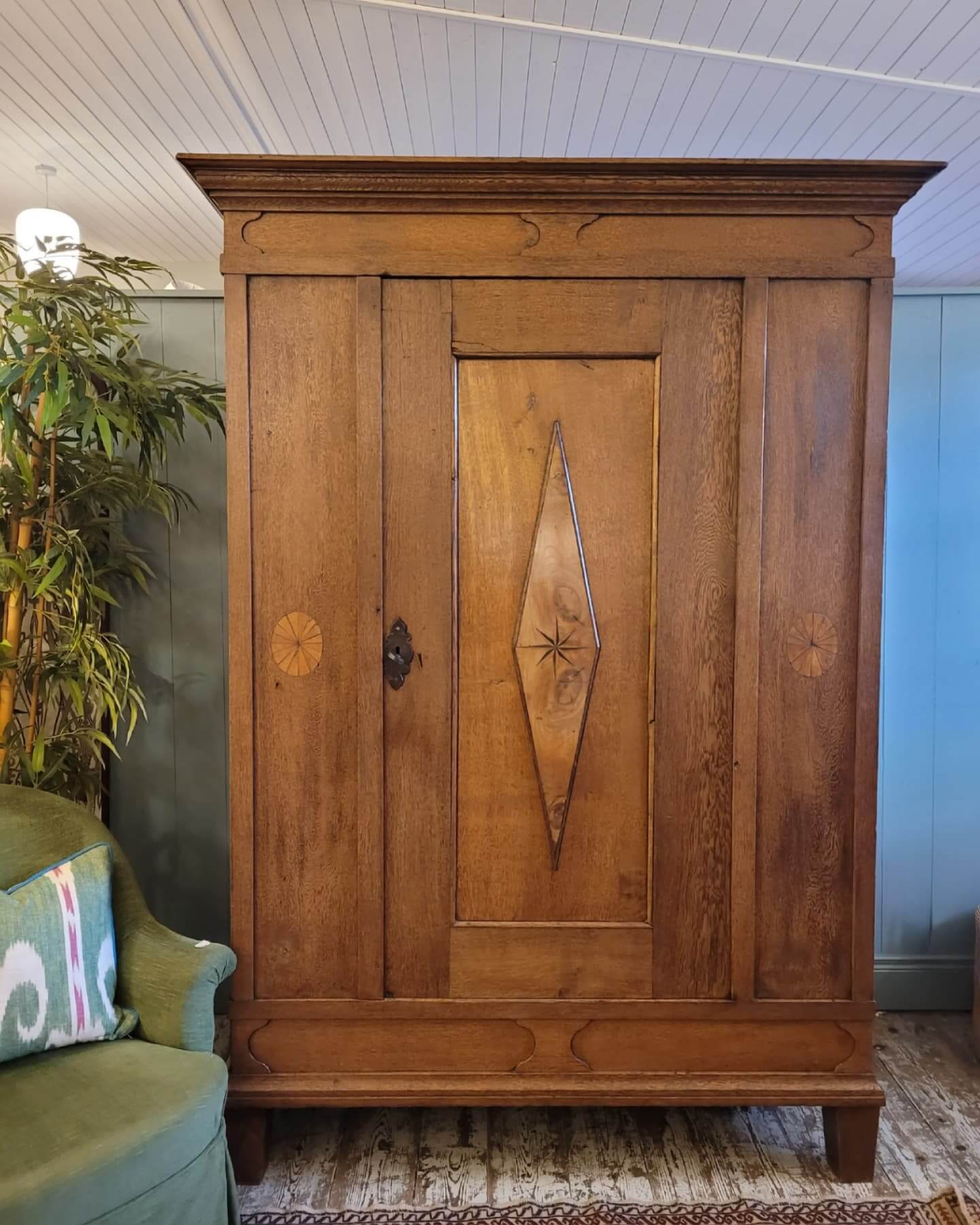 French Oak 1920s Wardrobe