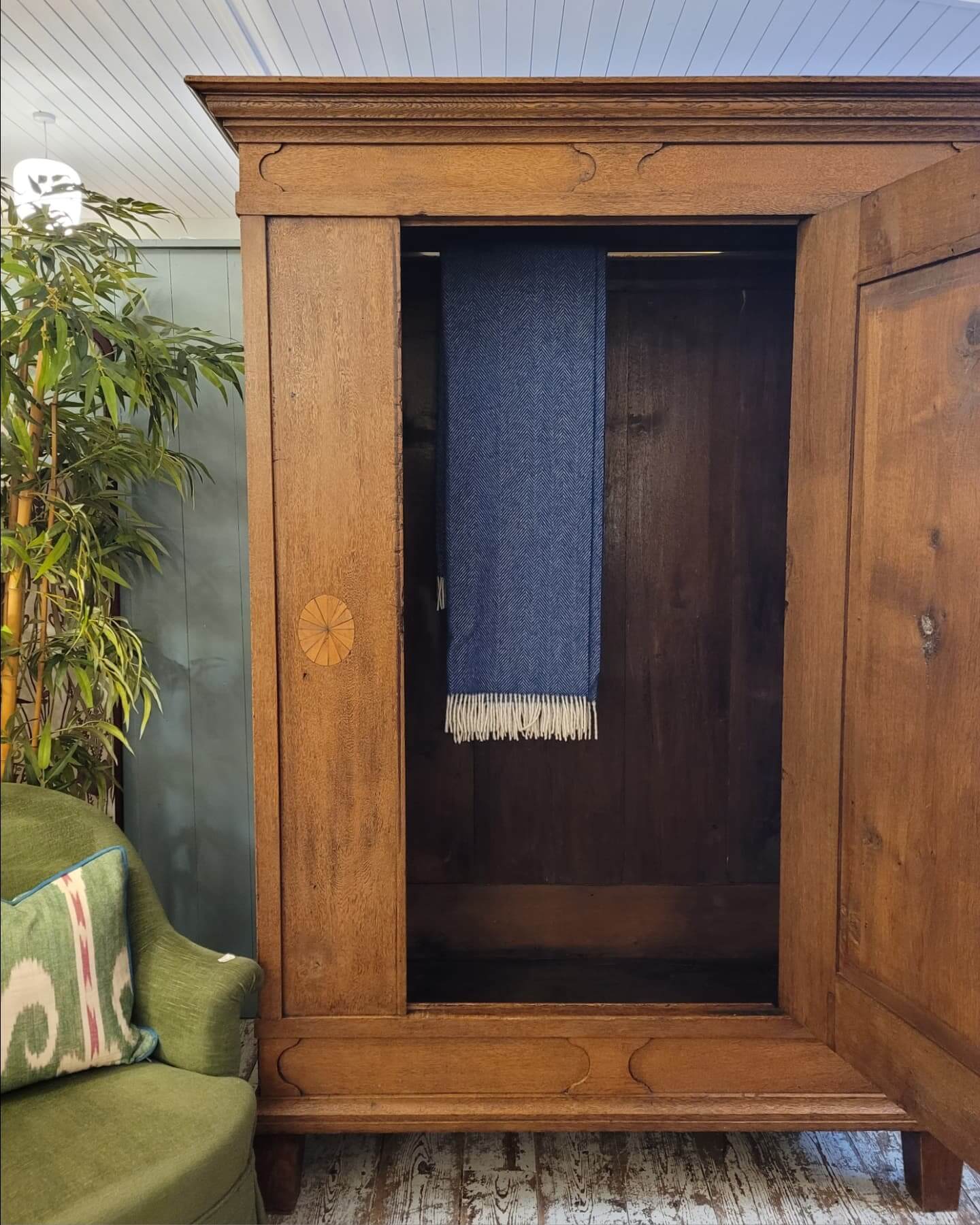 French Oak 1920s Wardrobe