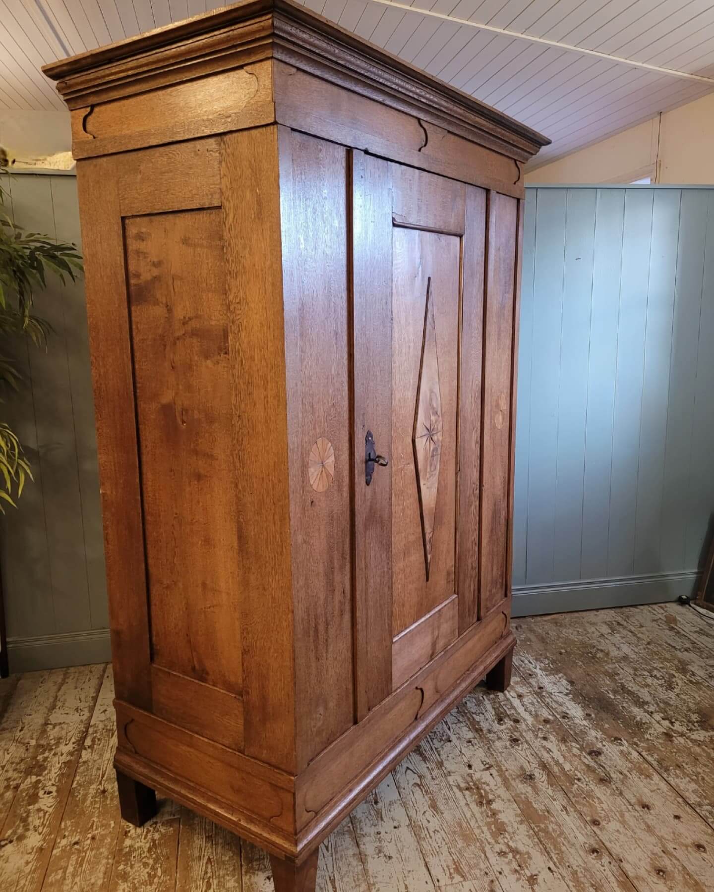French Oak 1920s Wardrobe