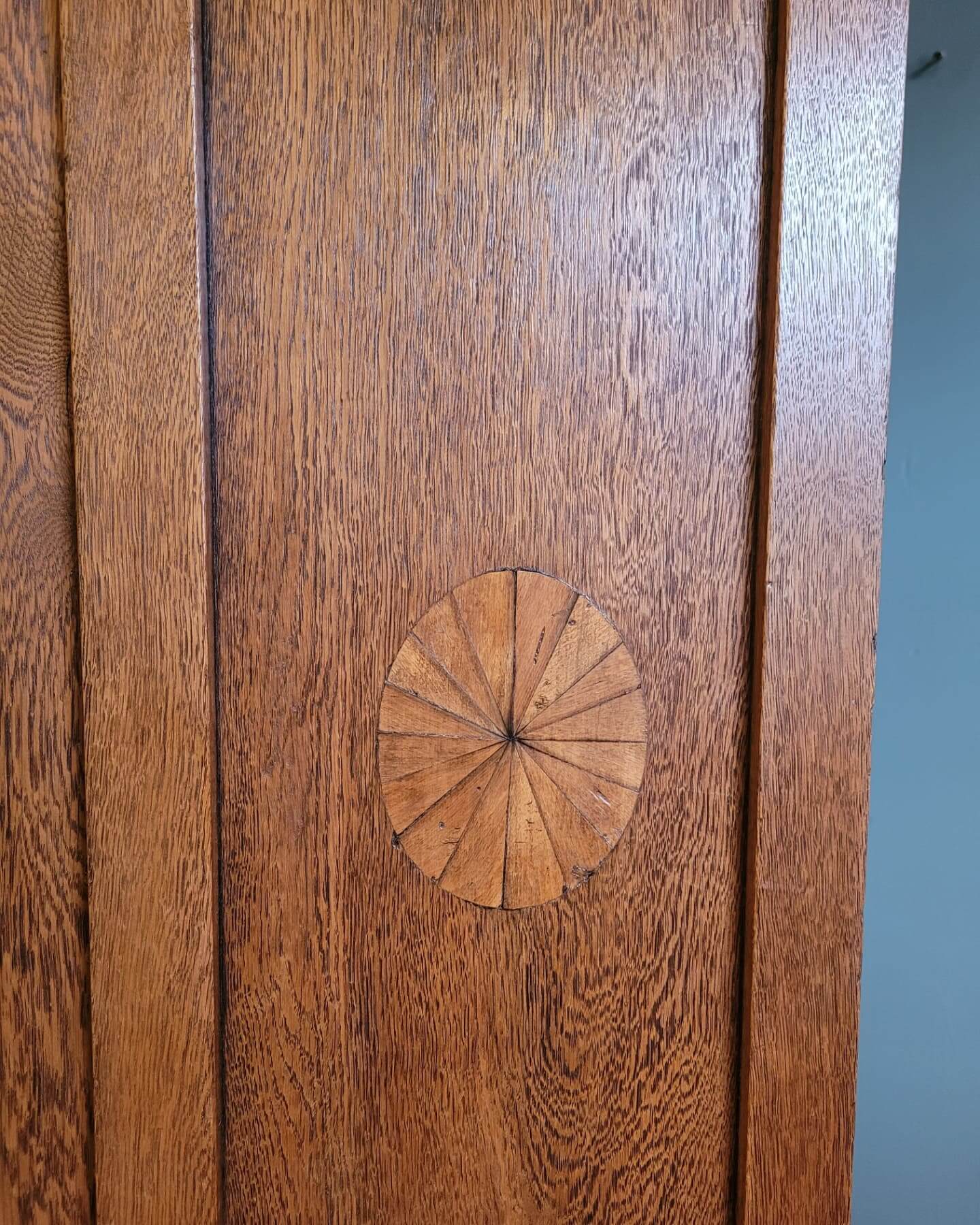 French Oak 1920s Wardrobe