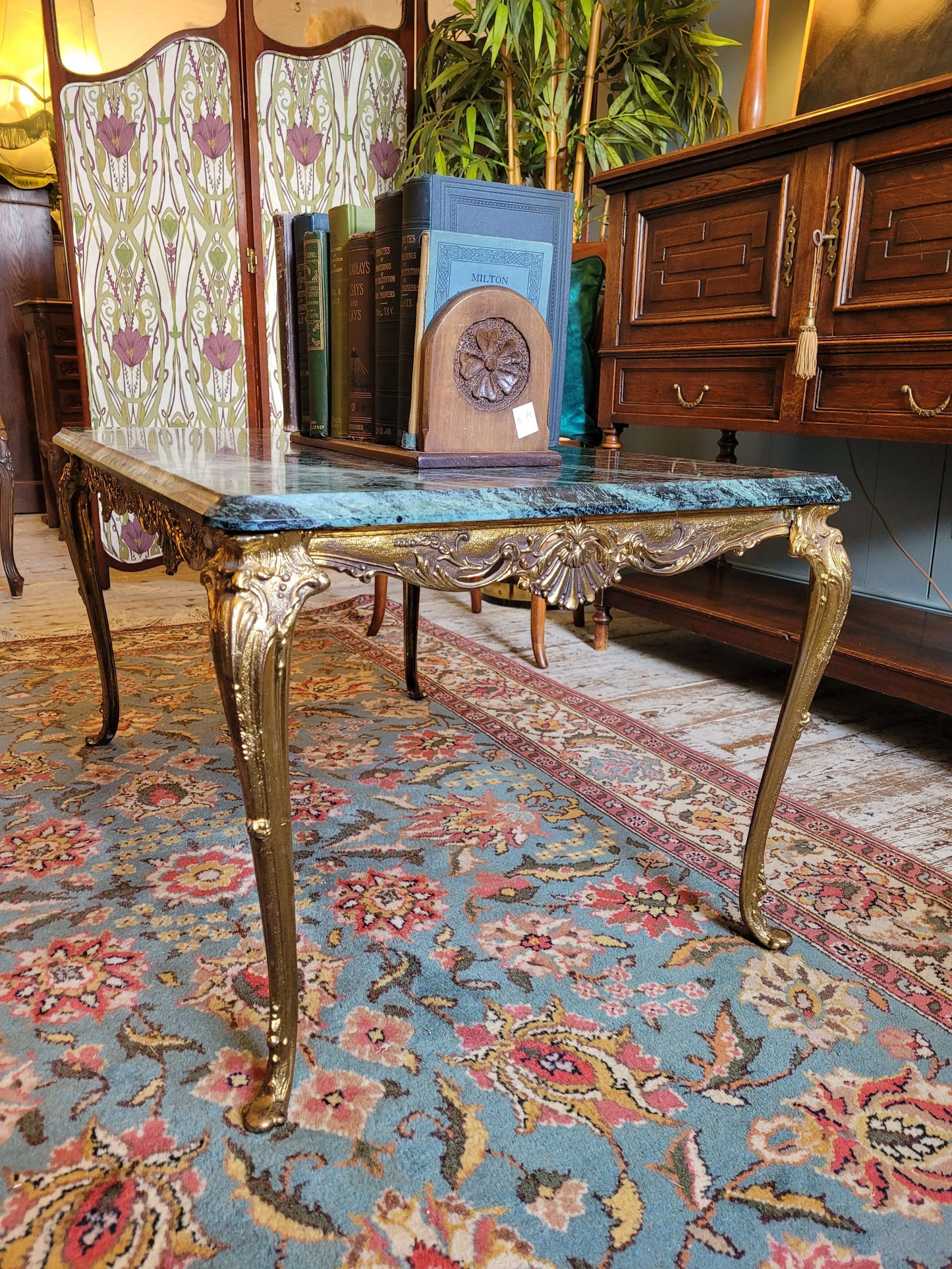 French Marble Topped Coffee Table